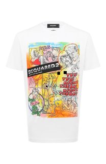 Хлопковая футболка Dsquared2