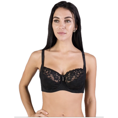 Бюстгальтер CharMWomen, размер 95E, черный