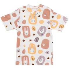 Футболка Forest kids, размер 104, желтый, бежевый