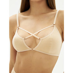 Топ TOUCH & BODY, размер L, бежевый