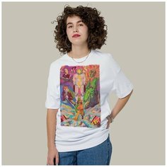 Футболка размер L, белый