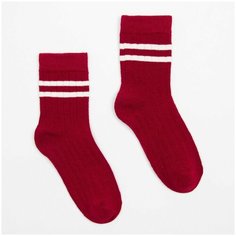 Носки Minaku размер 26-28, красный