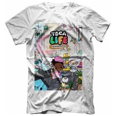 Футболка , размер 36, мультиколор