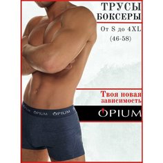 Трусы Opium, размер XXXL, синий