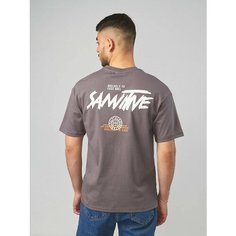 Футболка размер 52, серый