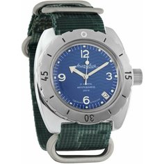 Наручные часы Восток Амфибия, зеленый