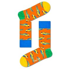 Носки Happy Socks, 49 пар, размер 41-46, оранжевый, мультиколор