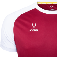 Футболка Jogel, размер XS, красный, белый