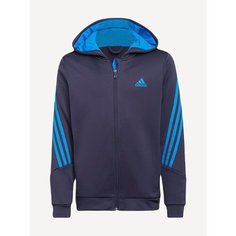 Толстовка adidas, размер 110, синий