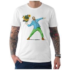 Футболка DS Apparel, размер 2XL, белый