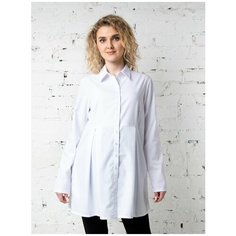 Рубашка Мамуля Красотуля, размер 50 (XL), белый