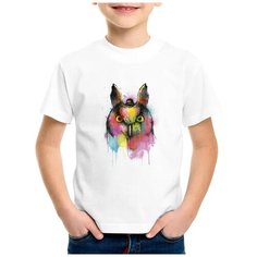 Футболка CoolPodarok, размер 22, белый