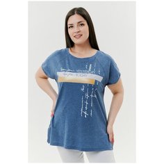 Футболка Натали, размер 50, синий Natali