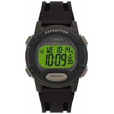 Наручные часы TIMEX Expedition TW4B24500, черный, коричневый