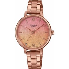 Наручные часы CASIO Sheen SHE-4548PG-4A, золотой, розовый