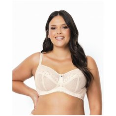 Бюстгальтер Nipplex, размер 80D, белый, экрю
