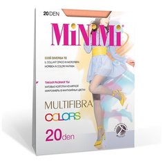 Колготки MiNiMi Multifibra Colors, 20 den, размер 4/L, оранжевый