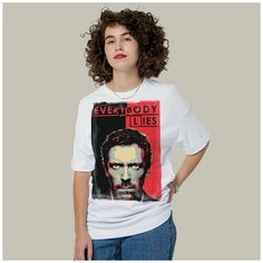 Футболка размер L, белый