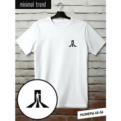 Футболка minimal trend, размер 2XS, белый