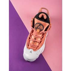 Кроссовки NIKE, размер 34.5 RU, белый, оранжевый