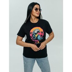 Футболка LOVETEX.STORE, размер 44, черный