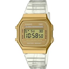 Наручные часы CASIO Vintage A-168XESG-9A, золотой, белый