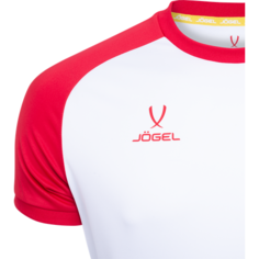 Футболка Jogel, размер YS, белый, красный