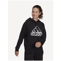 Худи adidas Essentials Outlined Logo, размер M INT, черный