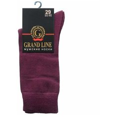 Носки GRAND LINE, размер 29, бордовый