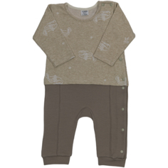 Комбинезон Clariss, открытая стопа, размер 20 (62-68), коричневый, бежевый