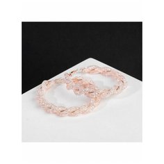 Серьги конго Queen Fair, размер/диаметр 5 мм, серебряный