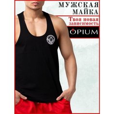 Майка Opium, размер XL, черный