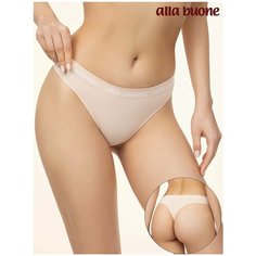 Трусы Alla Buone, размер 44;46, бежевый