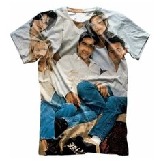 Футболка , размер 36, мультиколор