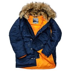 Куртка NORD DENALI, размер 2XL (РОС 56), синий, оранжевый