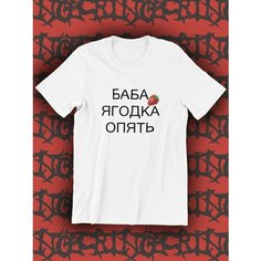 Футболка shulpinchik, размер M, белый