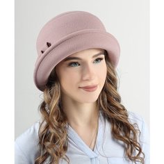 Шляпа Меховой век, размер 57-58, розовый