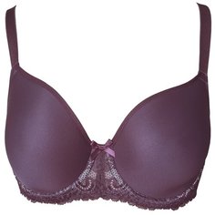 Бюстгальтер MILAVITSA, размер 75C, фиолетовый, коричневый