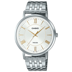 Наручные часы CASIO Collection MTP-B110D-7AV, серебряный, белый