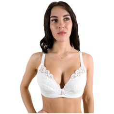 Бюстгальтер CharMWomen, размер 85D, белый