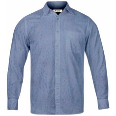 Школьная рубашка TUGI, размер 92, голубой
