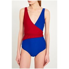 Купальник Bodypoetry, размер XS, синий, красный