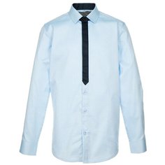 Школьная рубашка Tsarevich, размер 152-158, голубой