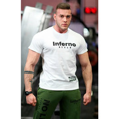 Футболка Inferno Style, размер 2XL, белый