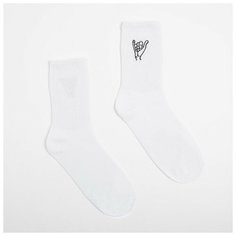 Носки Minaku, размер 38-39, белый