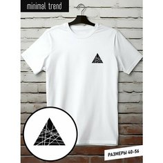 Футболка minimal trend, размер 2XS, белый