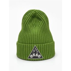 Шапка бини Orso Bianco, размер 50-52, зеленый