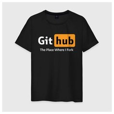 Футболка размер (48)M, черный