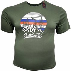Футболка Pine Peto, размер 5XL, хаки