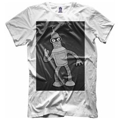 Футболка GOODbrelok, размер 44, белый